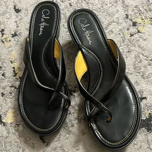 Cole Haan Nike Air brown thong sandals size 9.5